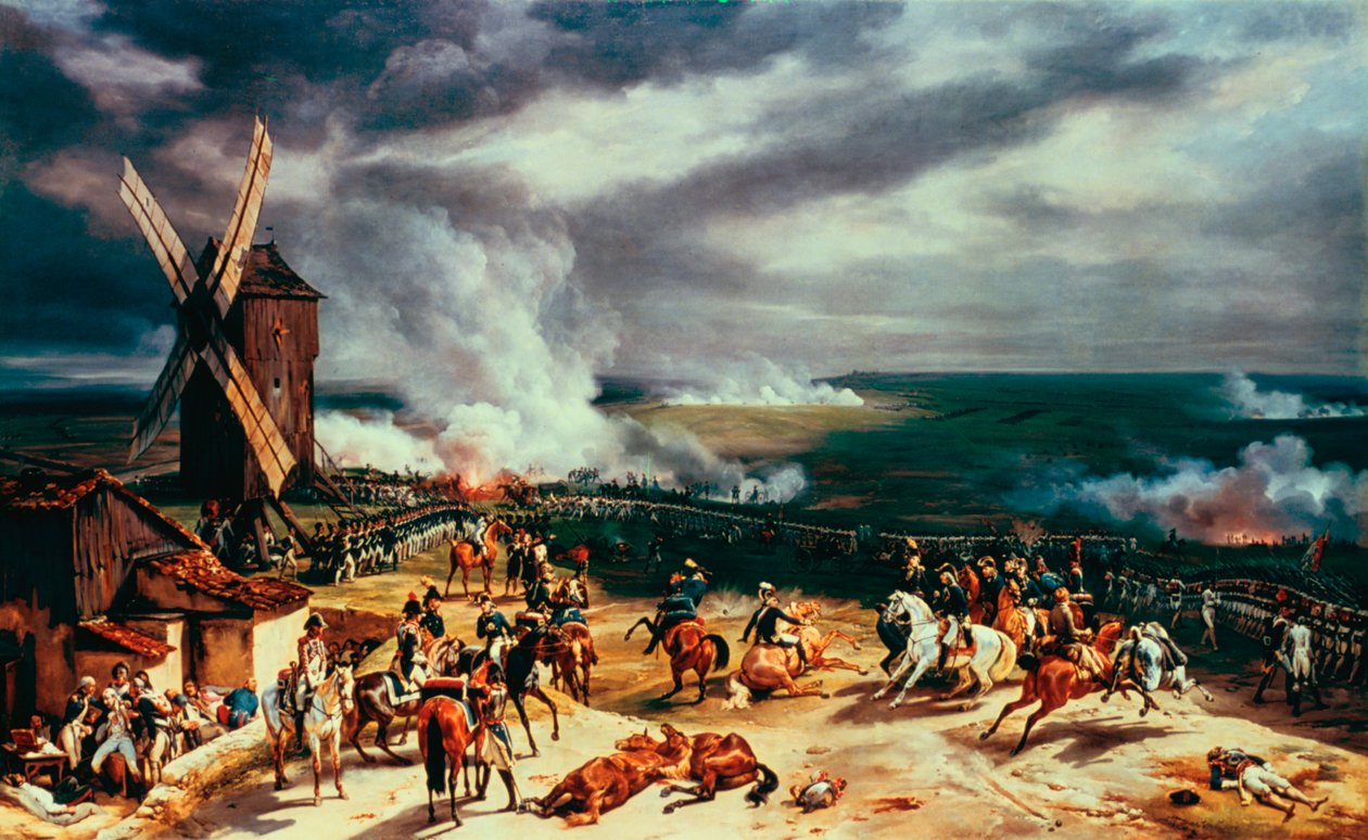 Bitwa pod Valmy, 20 września 1792, 1826. autorstwa Emile Jean Horace Vernet