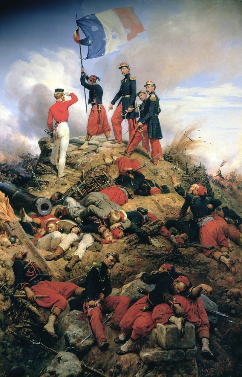 Przejęcie Malakoff autorstwa Emile Jean Horace Vernet
