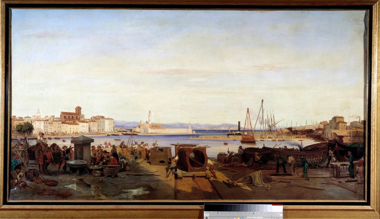 Port La Ciotat Malarstwo Emile Loubon autorstwa Emile Loubon