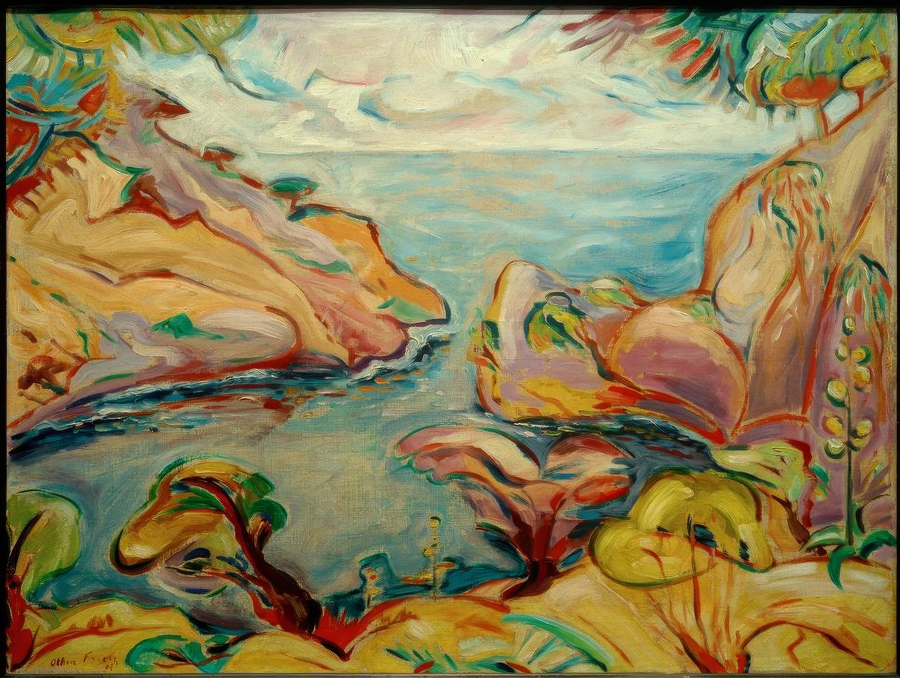 Calanque du Mugel w La Ciotat autorstwa Emile Othon Friesz