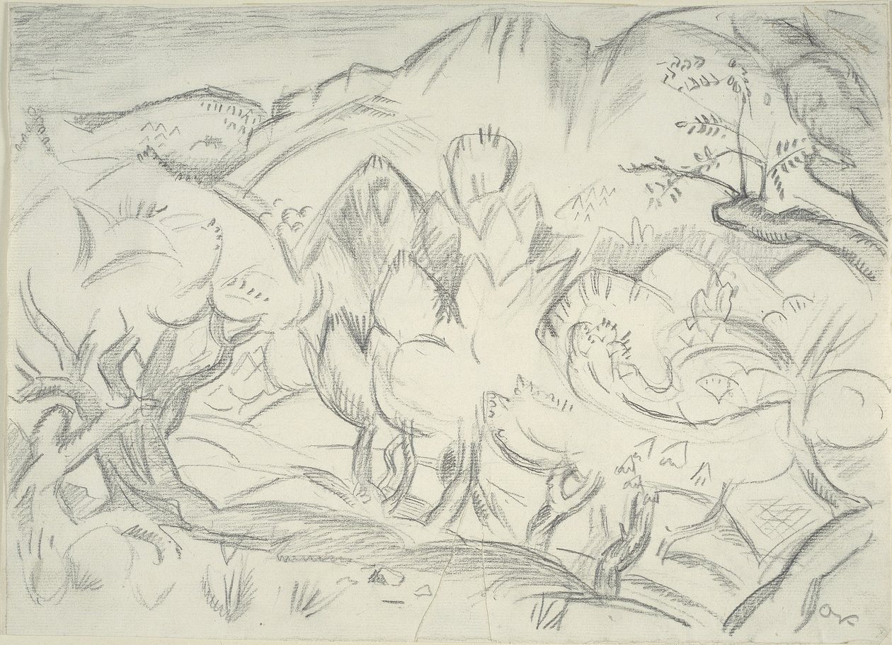 Krajobraz, Cassis autorstwa Emile Othon Friesz