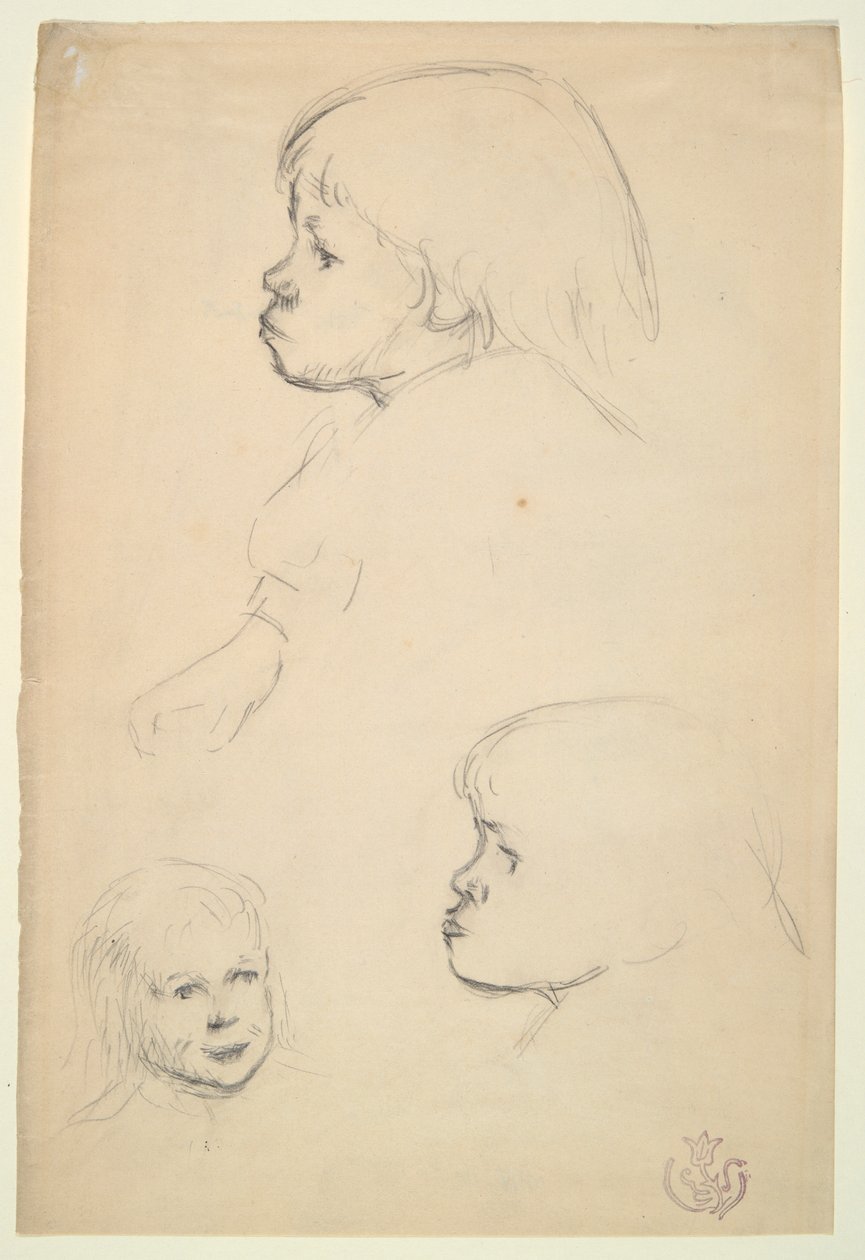 Studia dziecka autorstwa Emile Schuffenecker