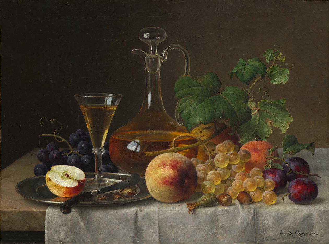 Martwa natura z owocami, 1873. autorstwa Emilie Preyer