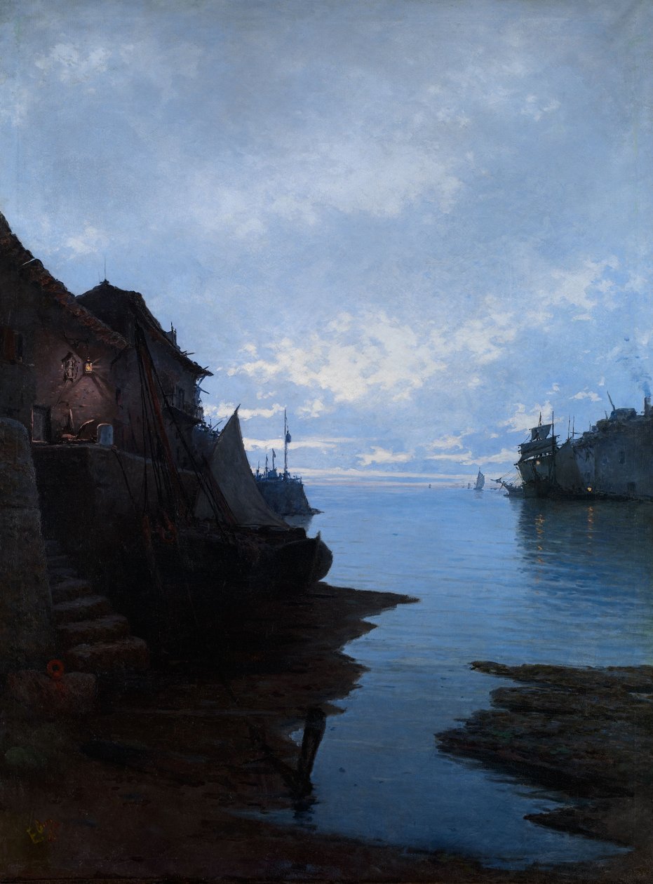 Pejzaż morski autorstwa Emilio Ocón y Rivas