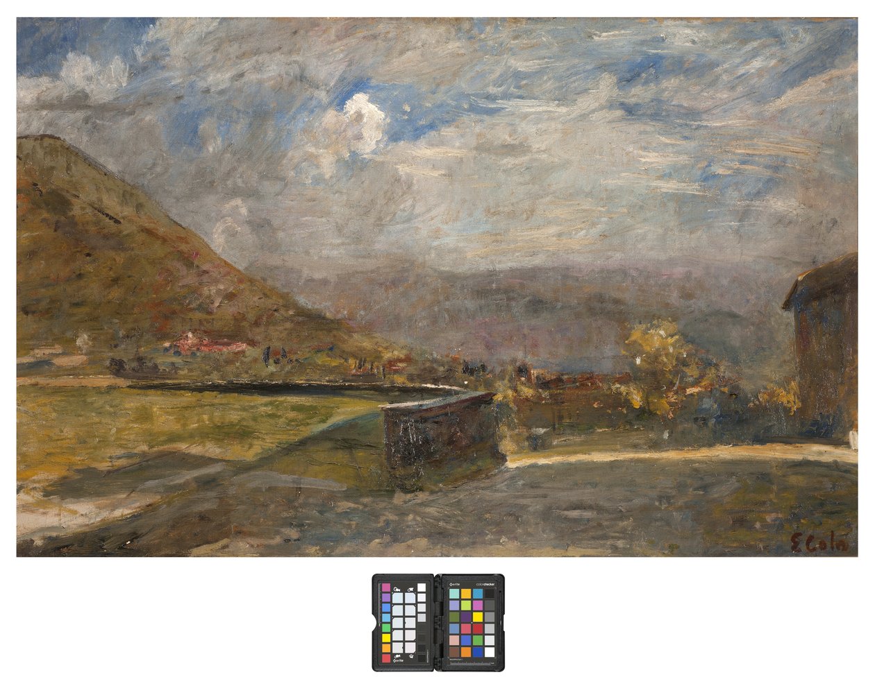 Wzgórza w Brianzie, 1915-20 autorstwa Emilio Gola