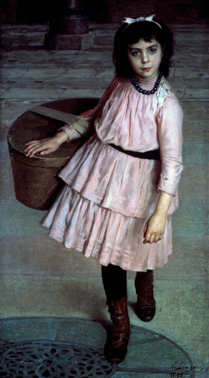 Basen autorstwa Emilio Longoni