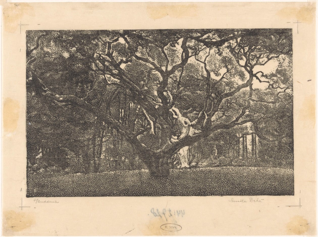 Las w Górach autorstwa Emilius Wilhelmus Dehé (signed by artist)
