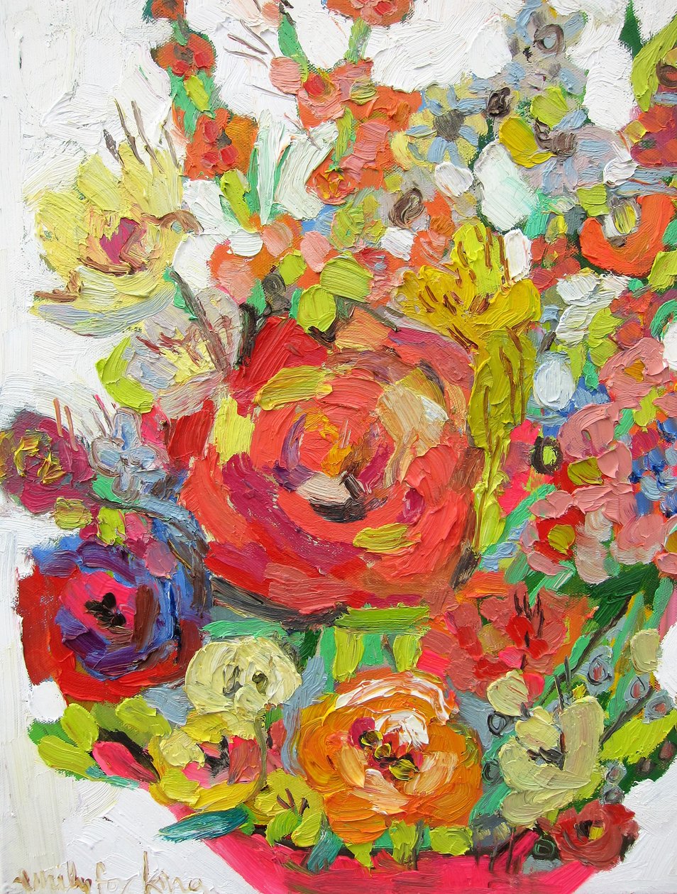 Brightguy, 2017 (olej na płótnie) autorstwa Emily Fox King