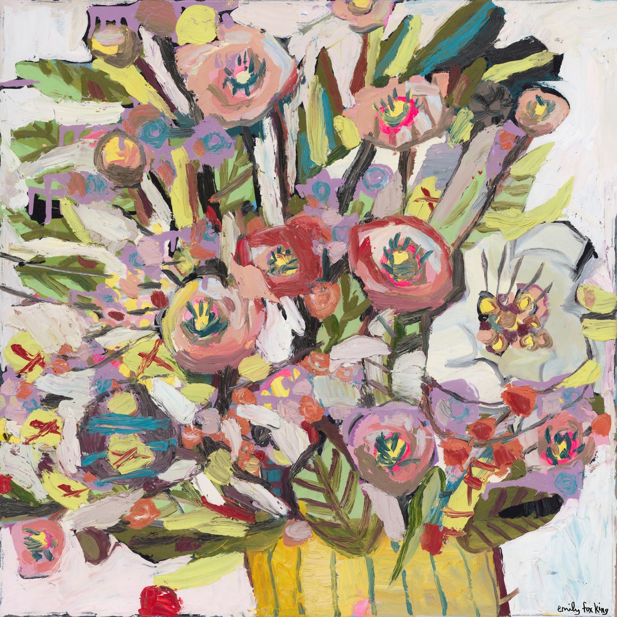 EFK0047, 2018 (olej na płótnie) autorstwa Emily Fox King