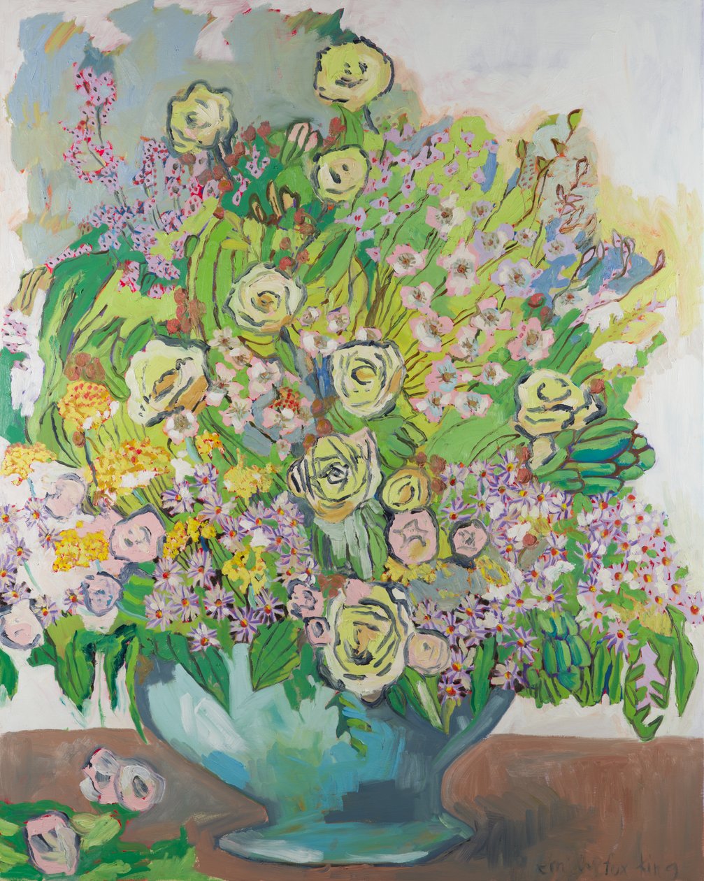 Ruth, 2016 (olej na płótnie) autorstwa Emily Fox King
