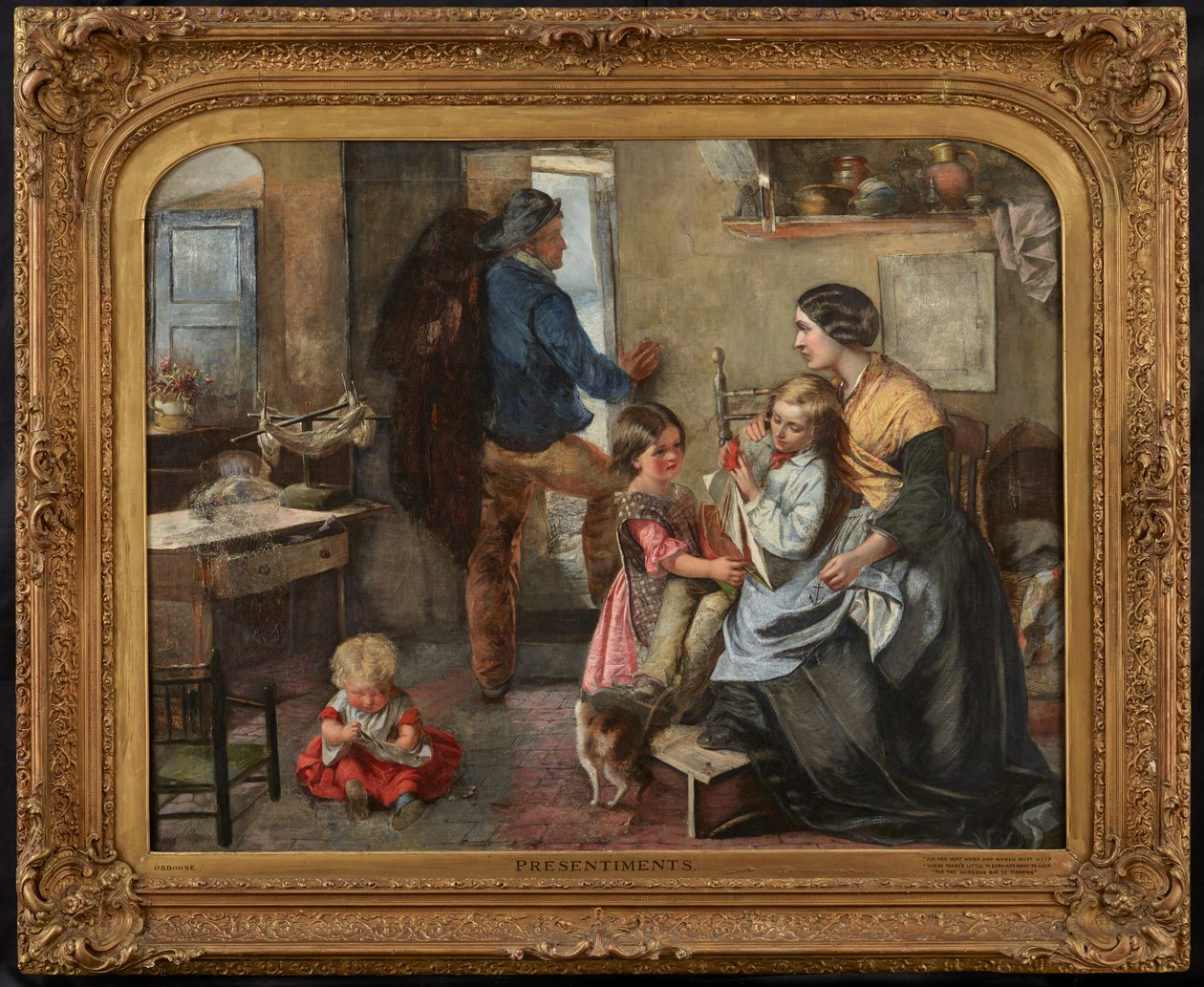 Presentiments (olej na płótnie) autorstwa Emily Mary Osborn
