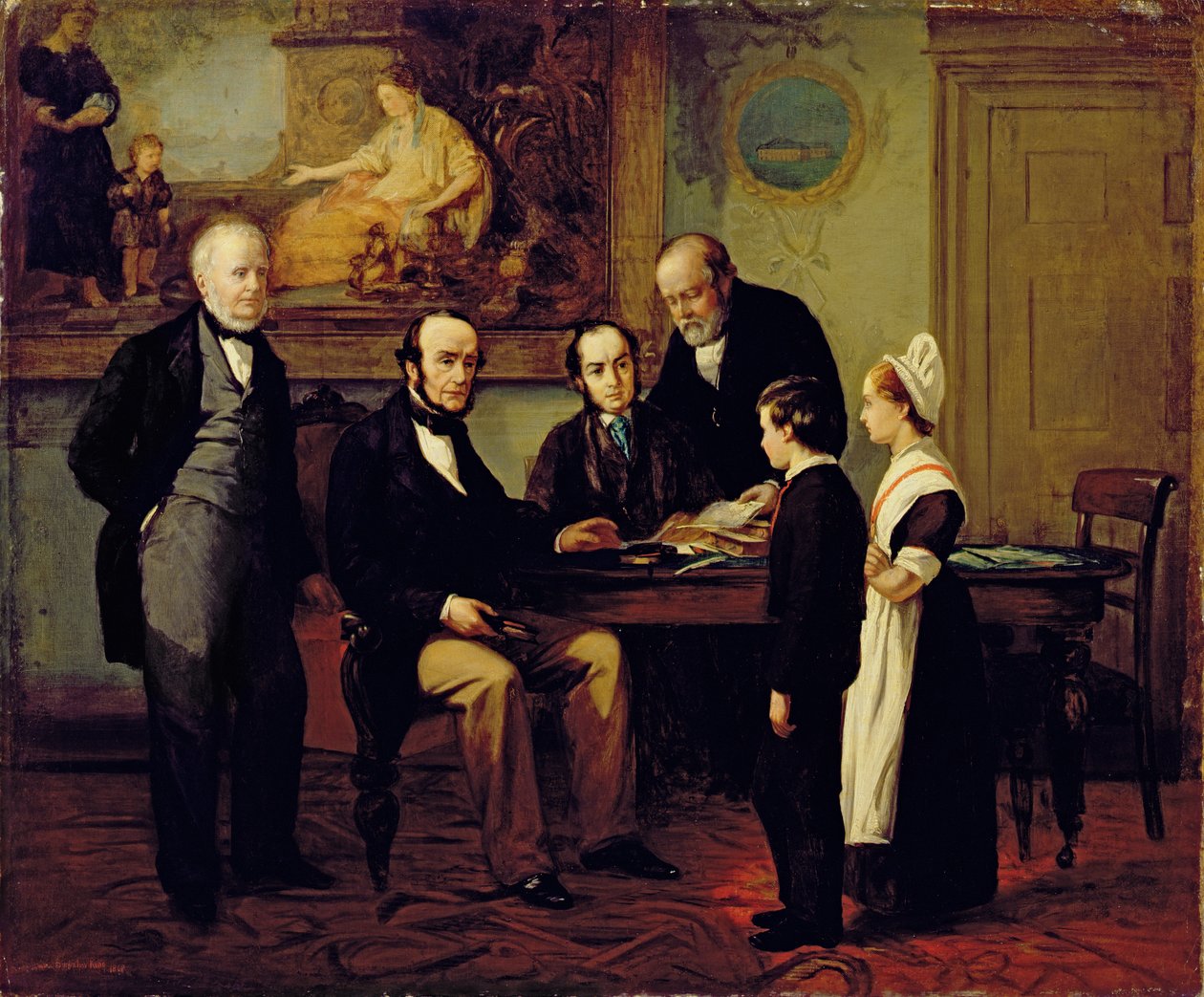 Odejście, 1868 autorstwa Emma Brownlow