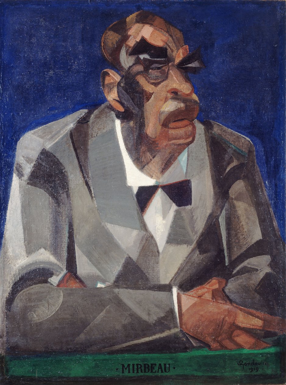 Oktawa Mirbeau 1848-1917, 1919. autorstwa Emmanuel Gondouin