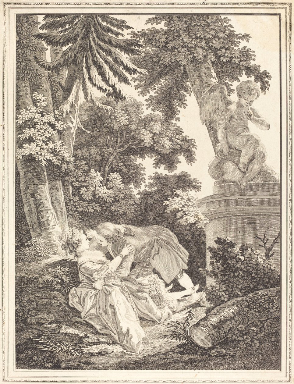 Noc autorstwa Emmanuel Jean Nepomucène de Ghendt after Pierre Antoine Baudouin