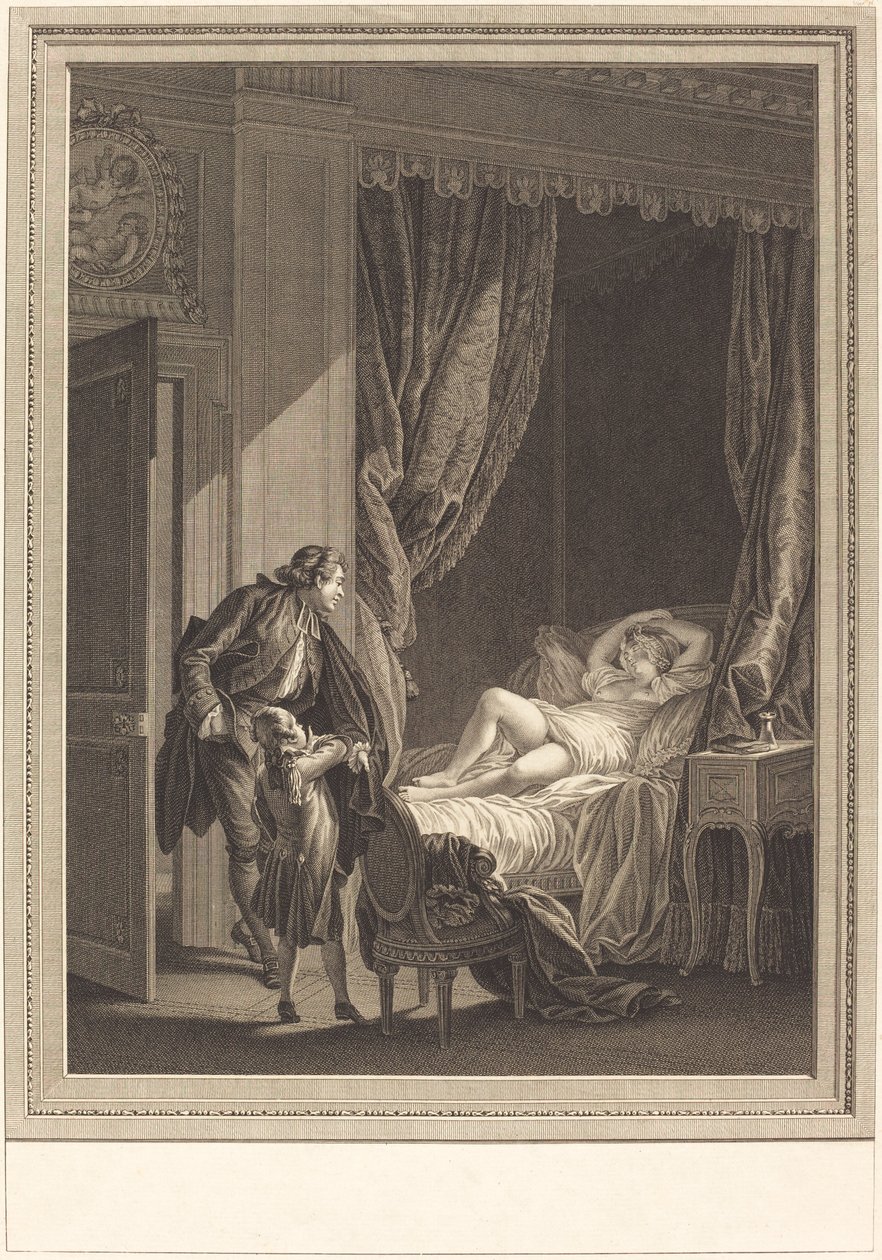 Poranek autorstwa Emmanuel Jean Nepomucène de Ghendt after Pierre Antoine Baudouin