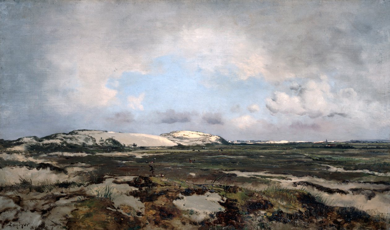Na wydmach, 1881 autorstwa Emmanuel Lansyer