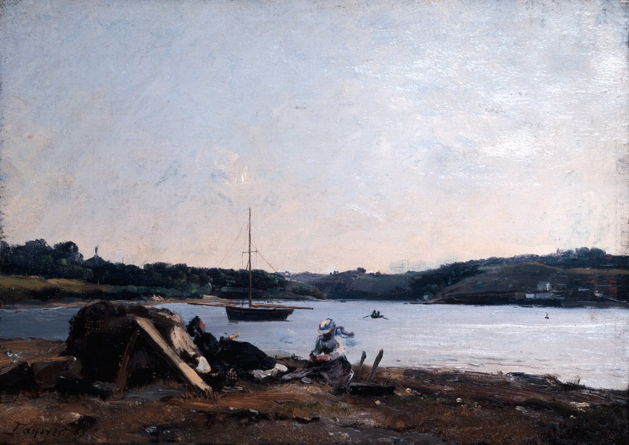 Usta rzeki, 1868. autorstwa Emmanuel Lansyer