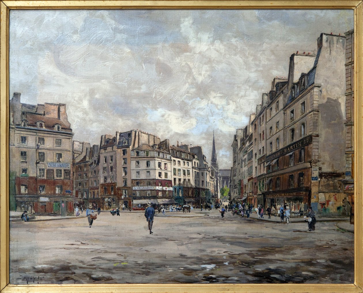 Place Maubert w 1888 r., Malarstwo a l