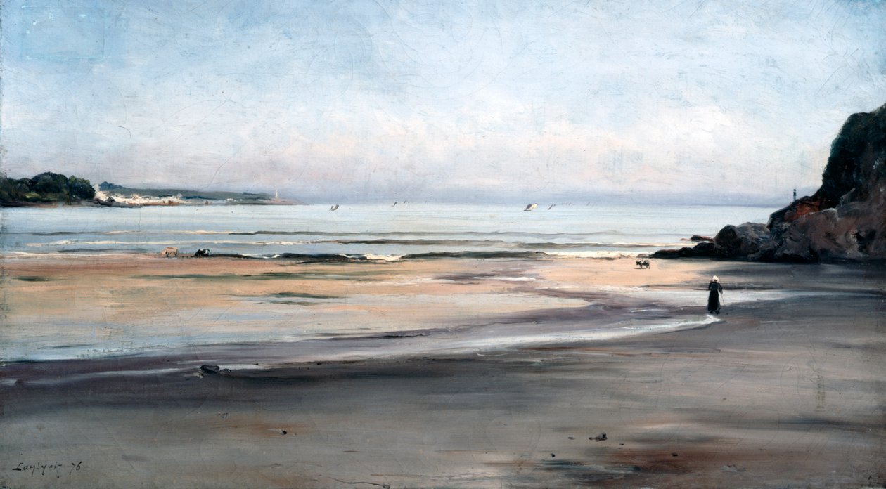 Wzbierający przypływ w sobotni poranek 1876 r. autorstwa Emmanuel Lansyer