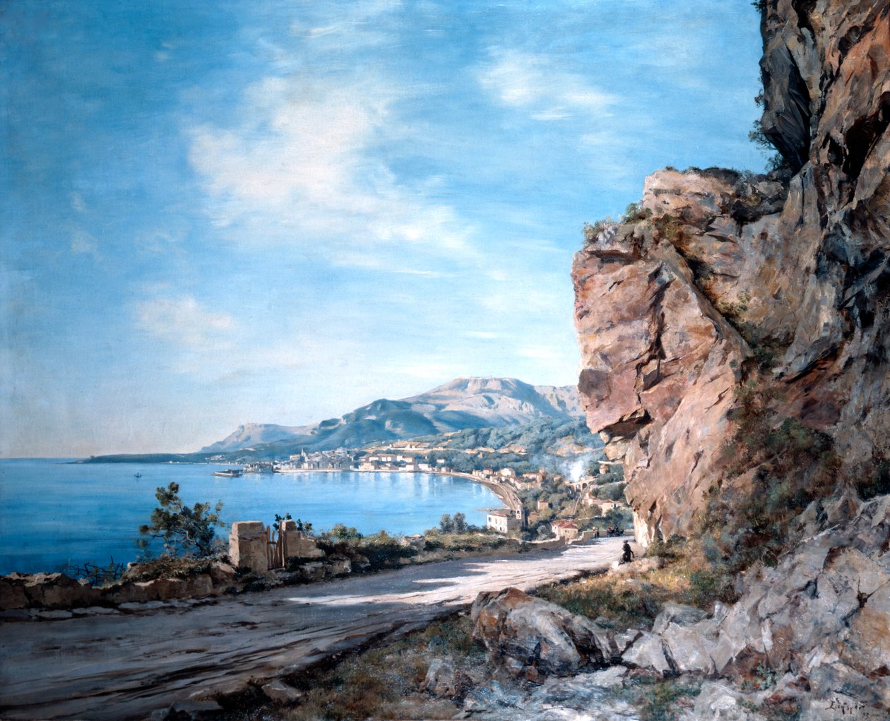 Zatoka Pokoju, 1893 autorstwa Emmanuel Lansyer