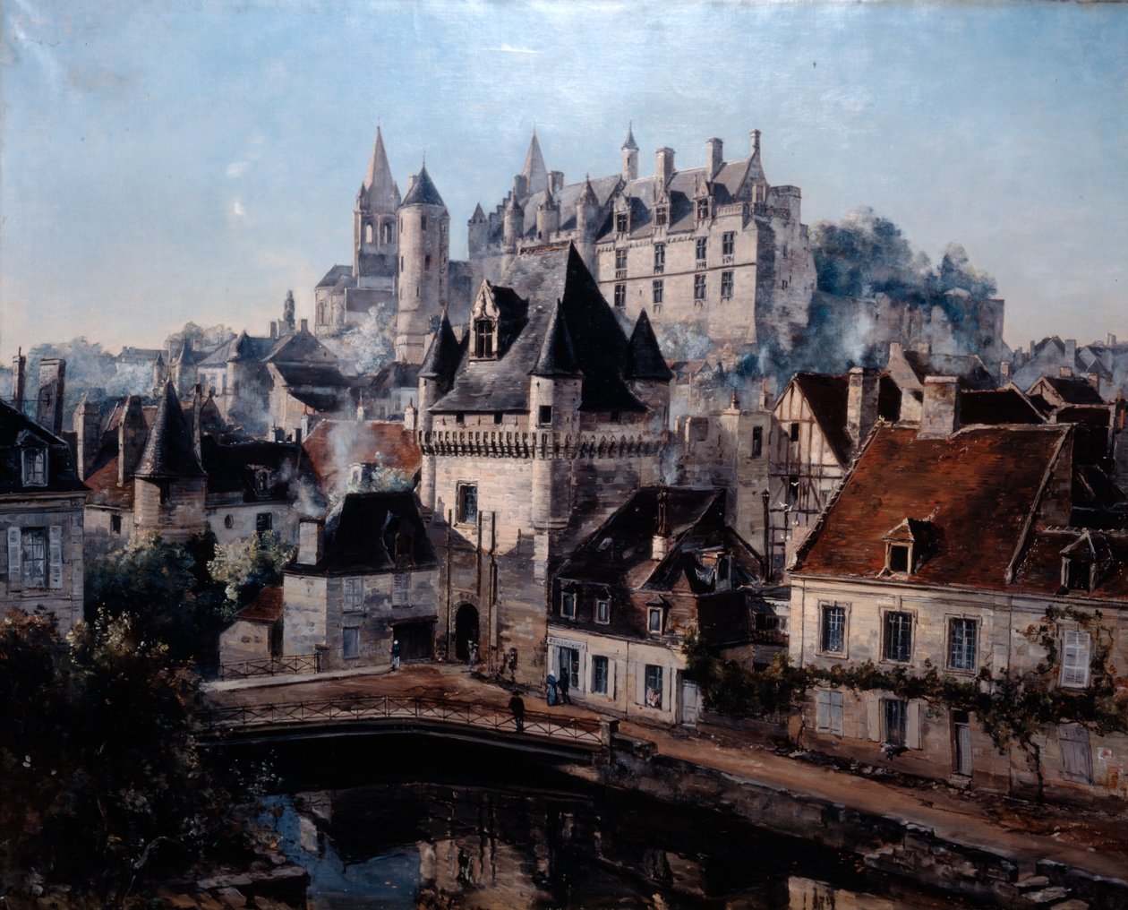 Port Cordelieres i Castle Loches, 1891. autorstwa Emmanuel Lansyer