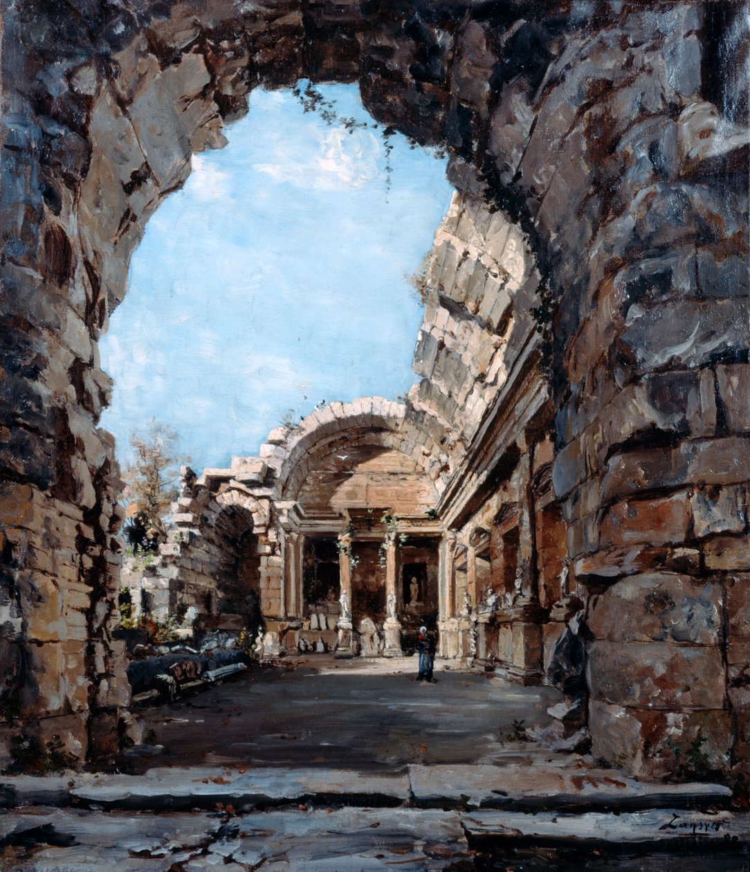 Świątynia Diany, 1890. autorstwa Emmanuel Lansyer