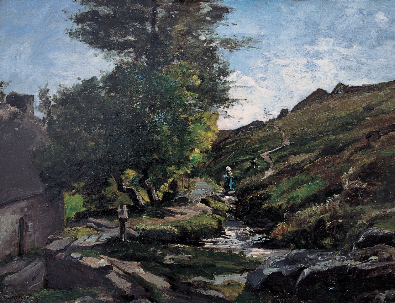 Tréboul, Moulin du Figuierpolish autorstwa Emmanuel Lansyer