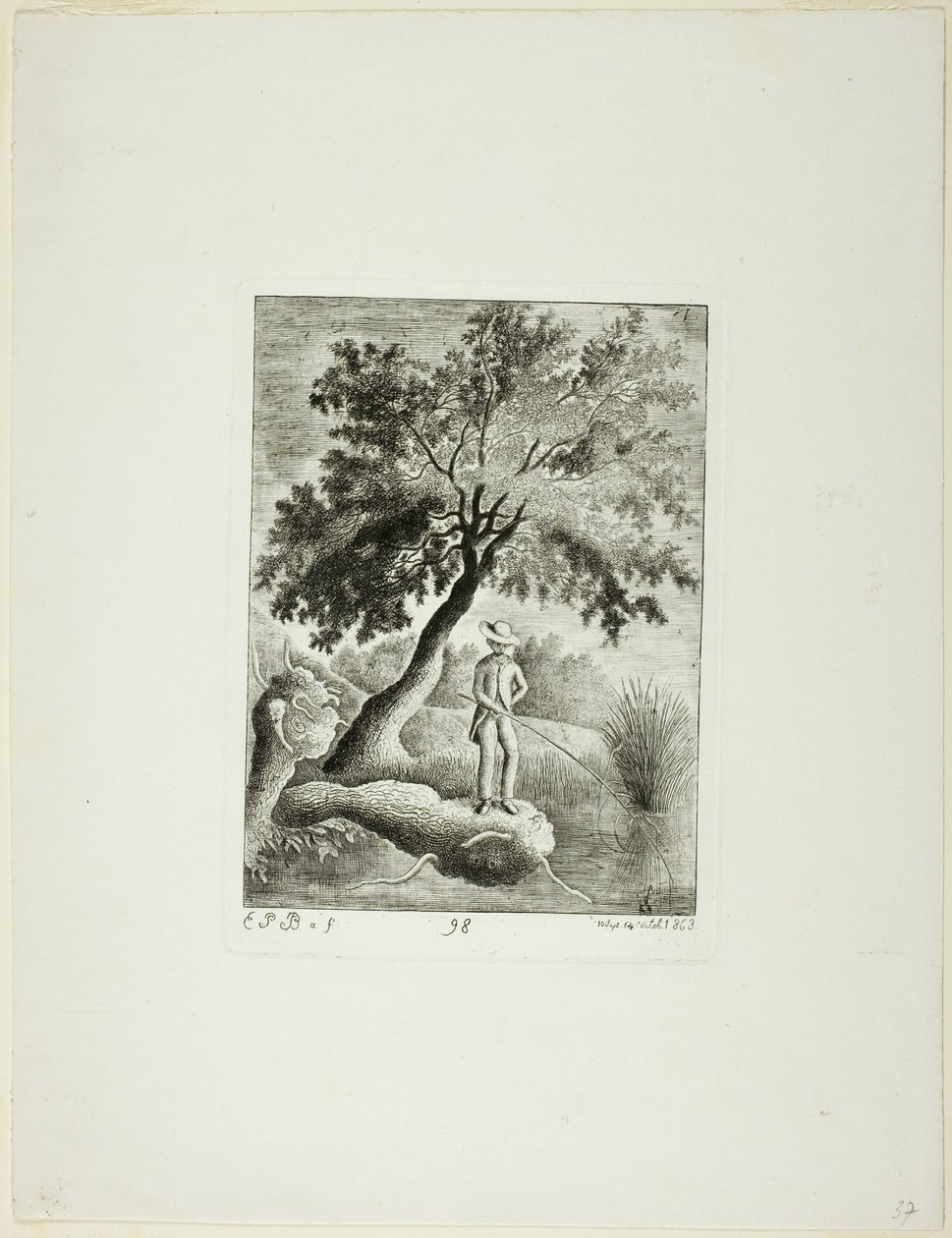 Rybak autorstwa Emmanuel Phélippes Beaulieu