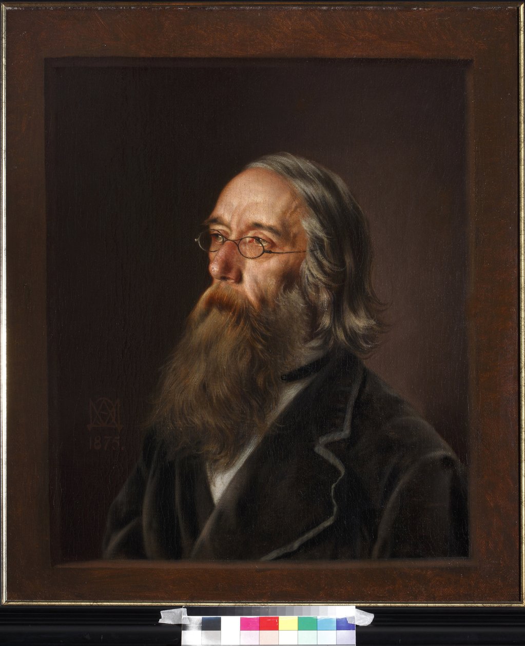 Portret Wasilija Aleksiejewicza Jelagina (Elaguine) (1818-1879) par Dmitriev-Mamonov, Emmanuil Alexandrovich (1824-1880). olej na płótnie autorstwa Emmanuil Alexandrovich Dmitriev Mamonov