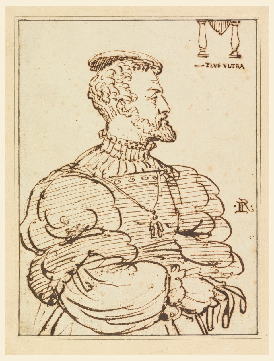 Portret cesarza Karola V autorstwa Emperor Charles V