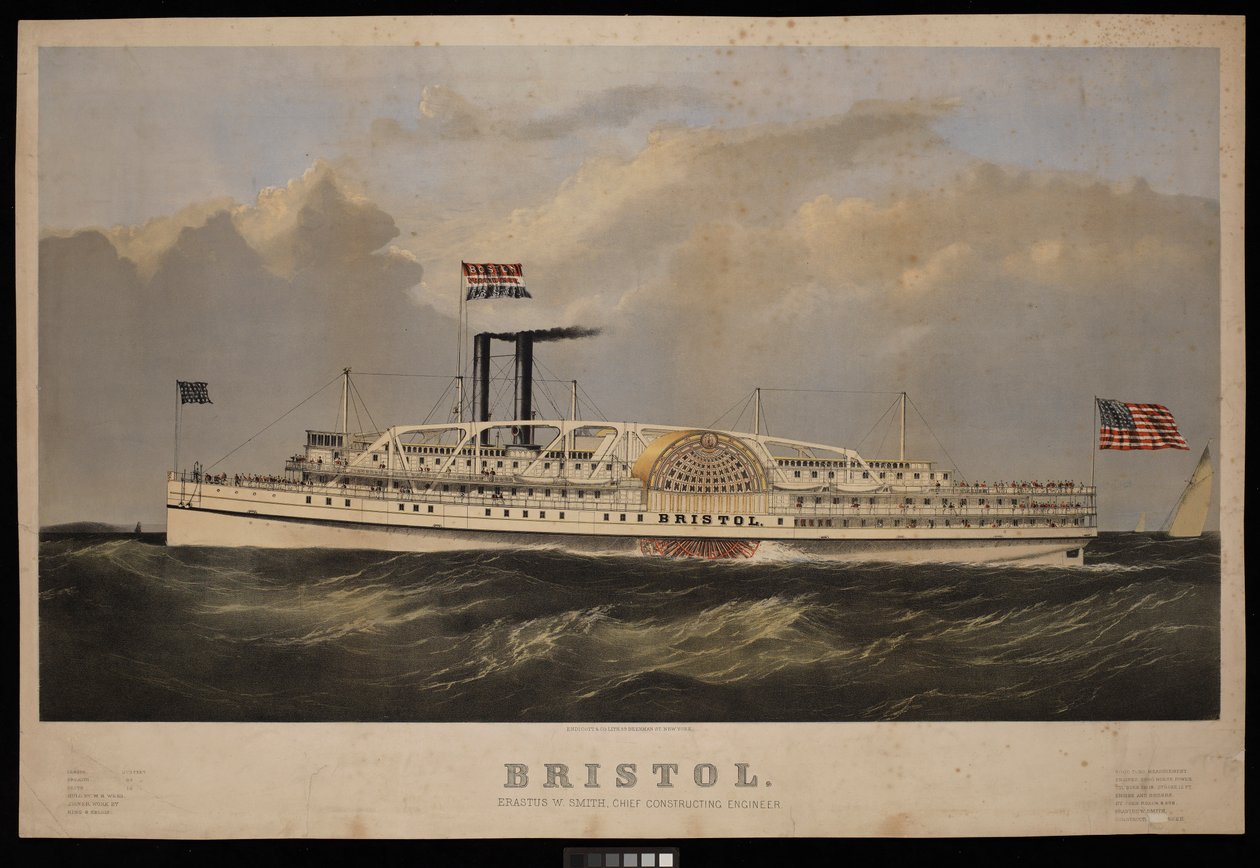 Bristol Eratus W Smith, główny inżynier budowlany... (litografia, kolorowana) autorstwa Endicott Endicott