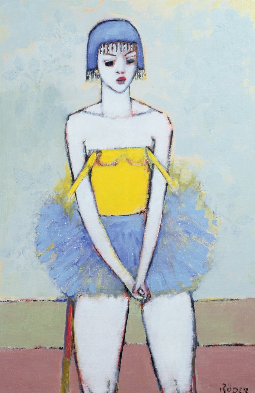 Spangled Tutu (olej na pokładzie) autorstwa Endre Roder