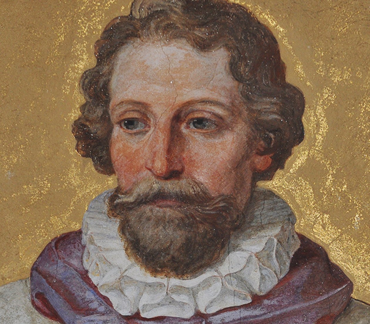 Julius Echter von Mespelbrunn 1545-1617 Detal, 1857 autorstwa Engelbert Seibertz