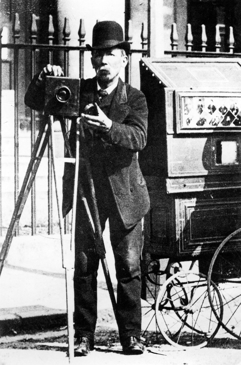 Fotograf podróżujący, XIX w. (zdjęcie) autorstwa English Photographer
