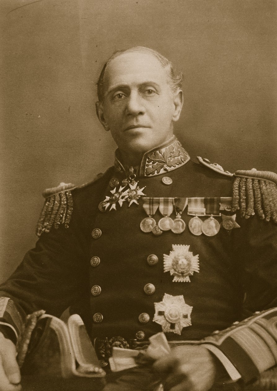 Admirał Sir Cecil Burney, K.C.B., GCMG, zastępca dowódcy Wielkiej Floty, 1914-19 autorstwa English Photographer