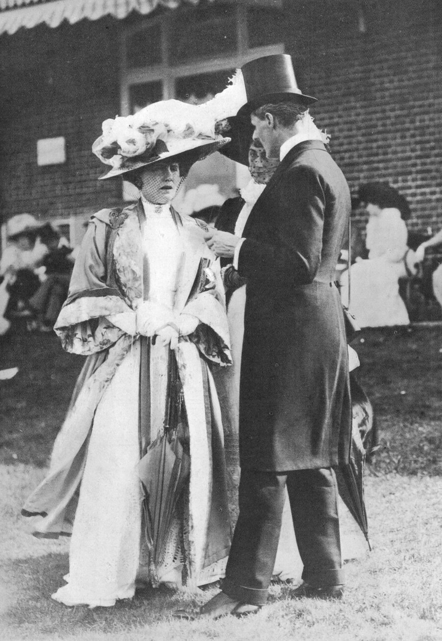 Alice Keppel i jej mąż George, 1909 autorstwa English Photographer
