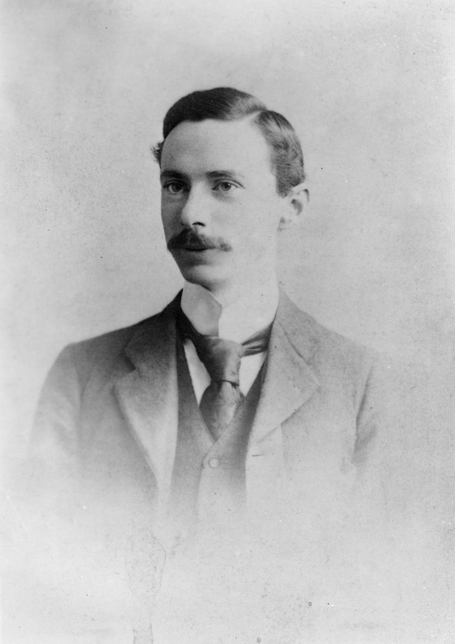 Bertrand Russell, ok. 1895 autorstwa English Photographer