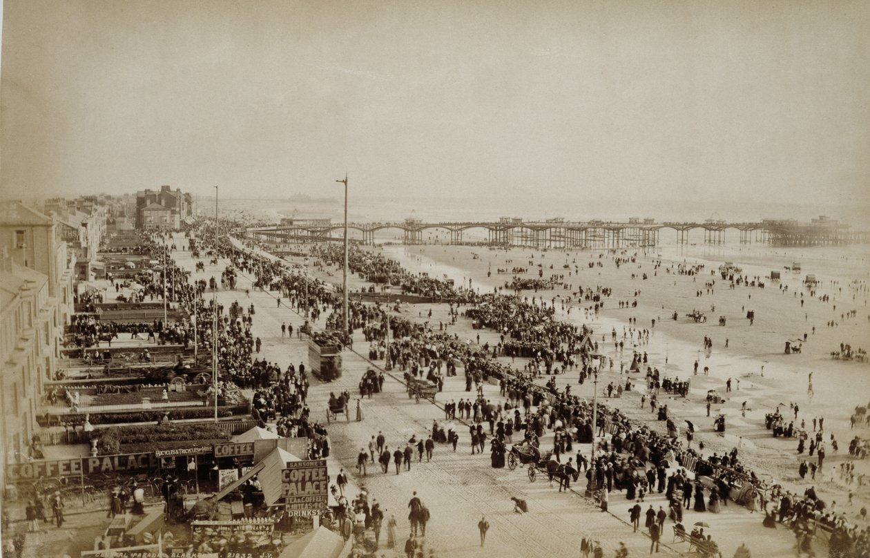 Plaża w Blackpool autorstwa English Photographer