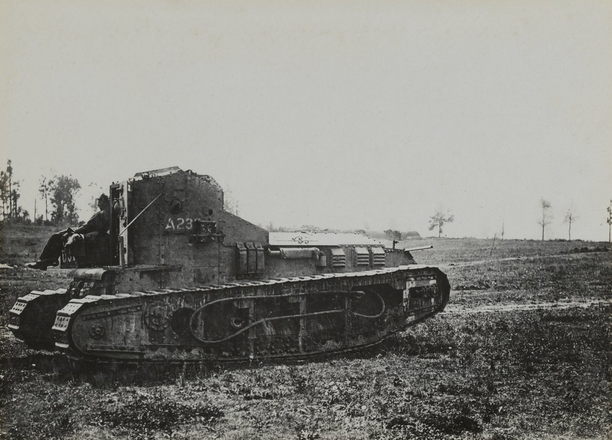 Brytyjski czołg Whippet, 1918 autorstwa English Photographer