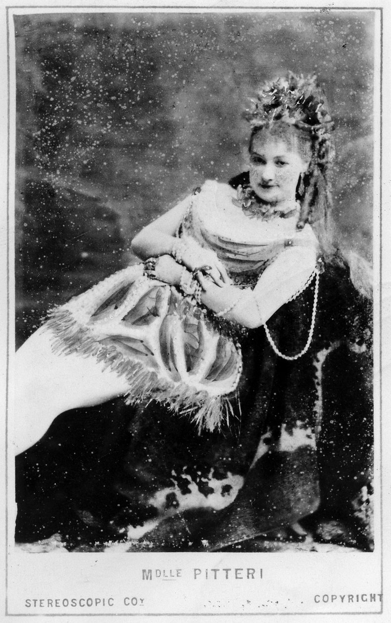 Wizytówka Miss Pitteri (druk albumowy) autorstwa English Photographer
