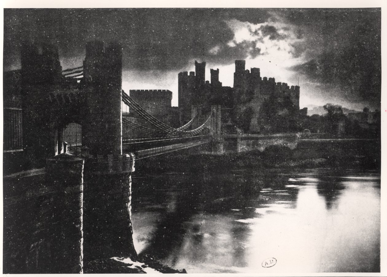 Zamek Conway, ok. 1920-30 autorstwa English Photographer