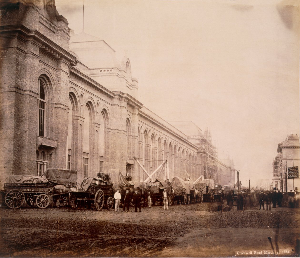 Cromwell Road, marzec 1862 (zdjęcie w sepii) autorstwa English Photographer