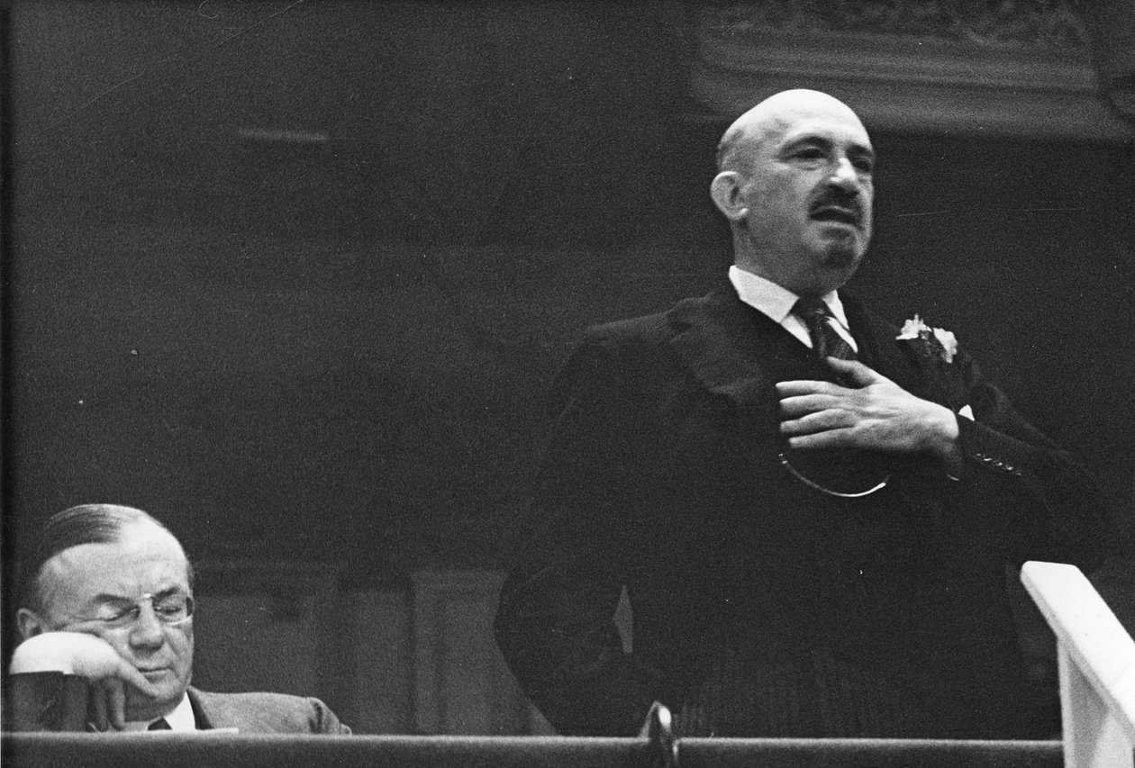 Dr Chaim Weizmann w Londynie, ok. 1938 autorstwa English Photographer