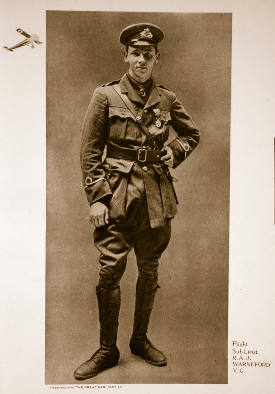 Podporucznik lotnictwa R.A.J. Warneford V.C., 1914-19 autorstwa English Photographer