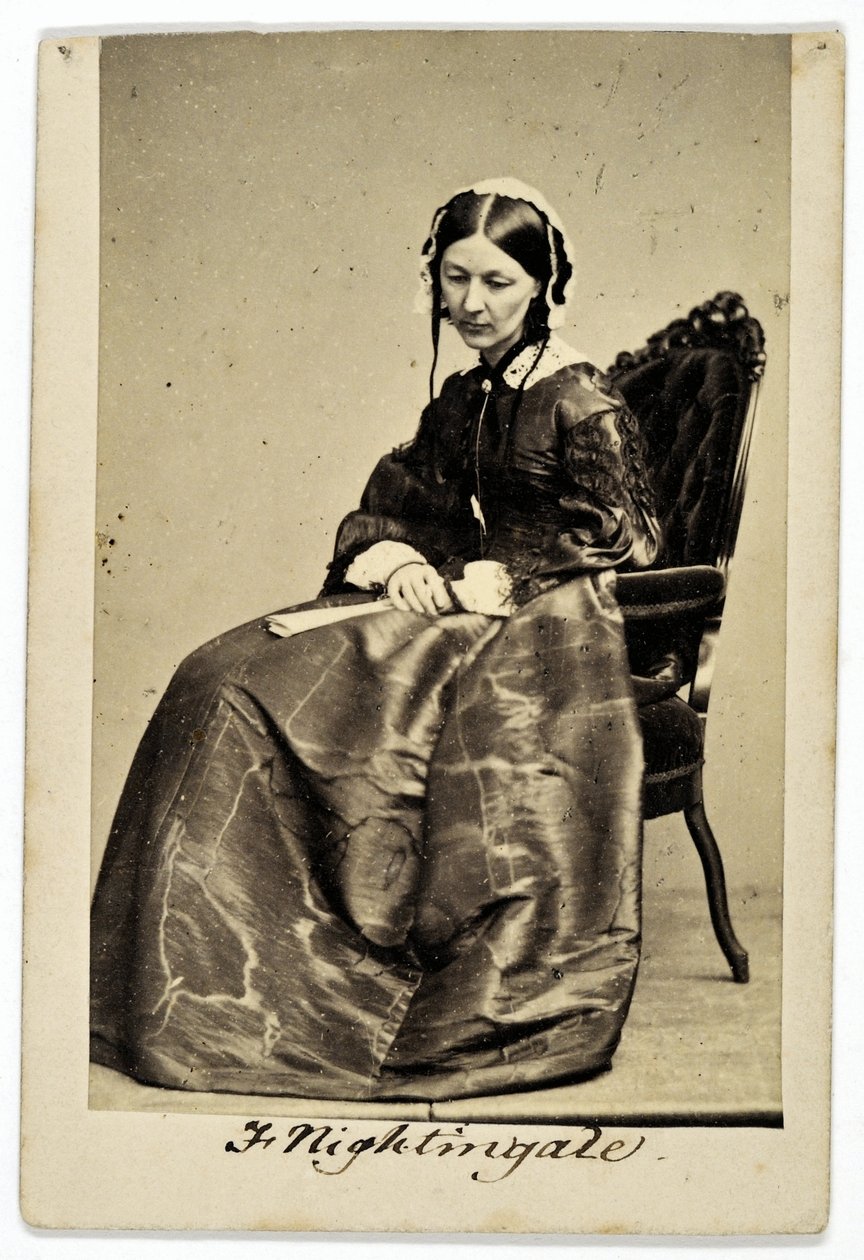 Florence Nightingale (zdjęcie w sepii) autorstwa English Photographer