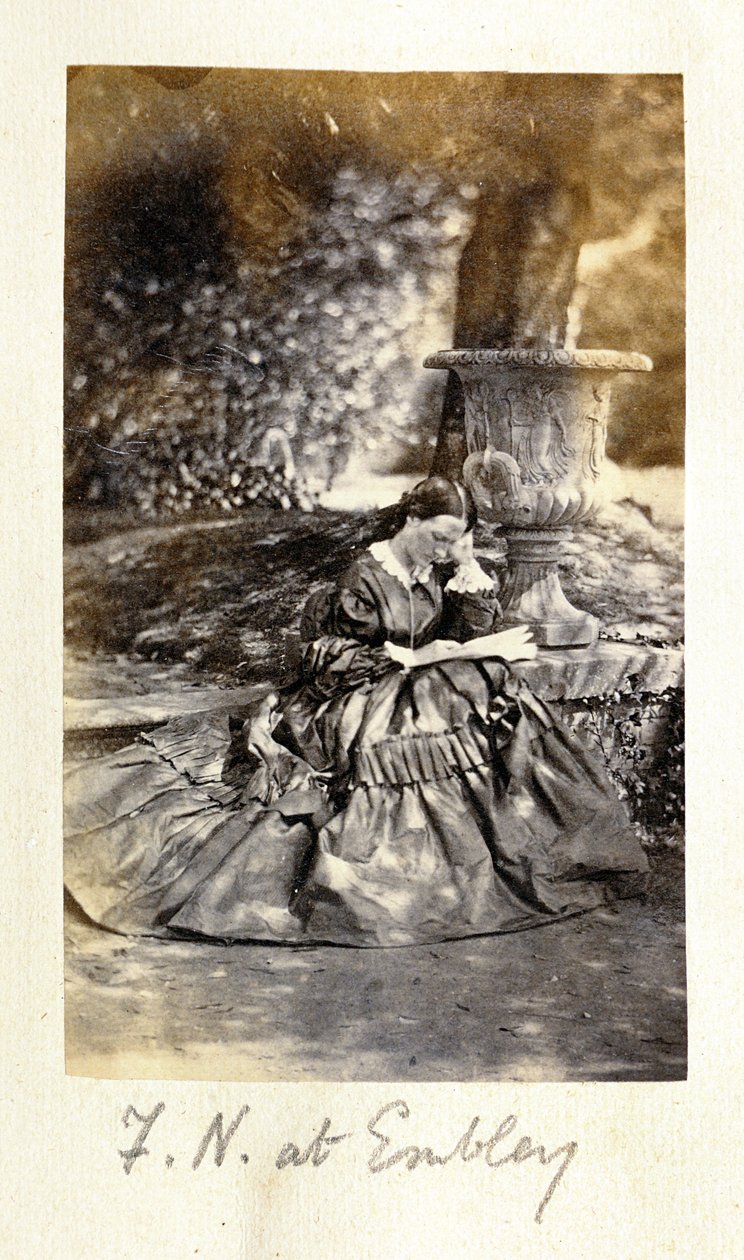 Florence Nightingale w Embley Park, 1858 (patrz 321967) autorstwa English Photographer