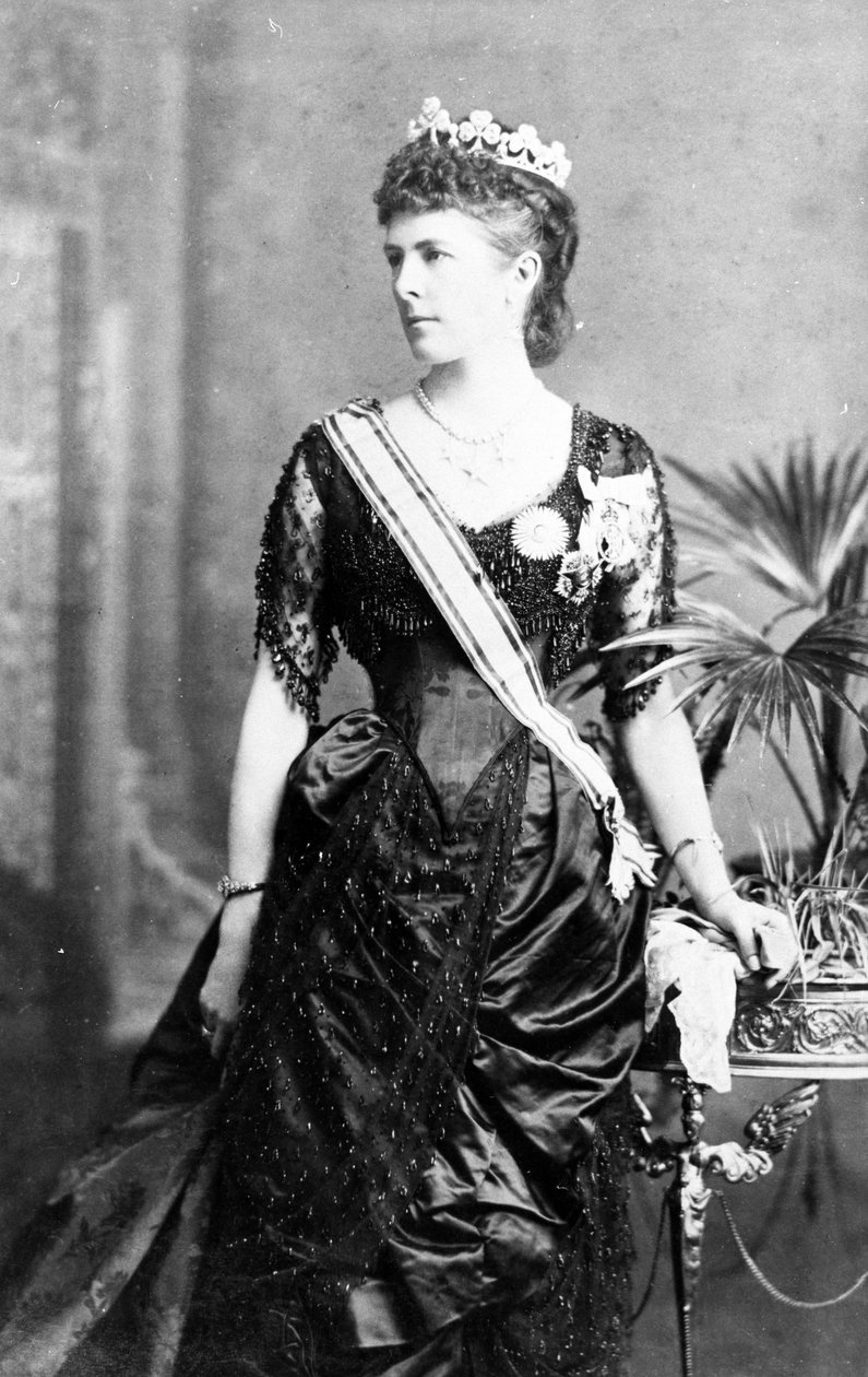 Lady Dufferin jako wicereine Indii, c.1884-88 autorstwa English Photographer