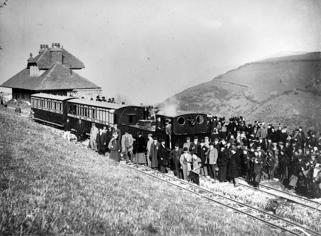 Kolej Lynton-Barnstaple, c.1898 autorstwa English Photographer