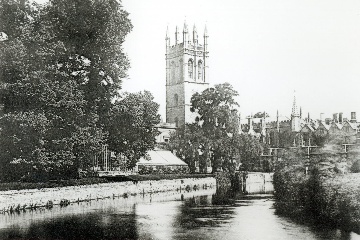 Magdalen College z Cherwell autorstwa English Photographer