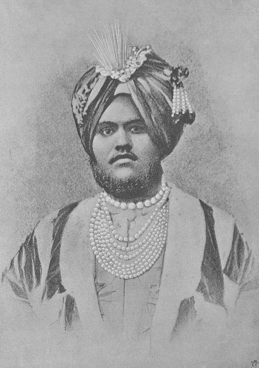 Maharadża Jagatjit Singh z Kapurthala autorstwa English Photographer